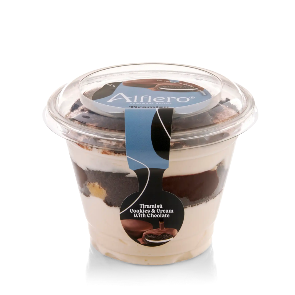 Alfiero - Tiramisu Cookies & Cream avec chocolat - 12 unités