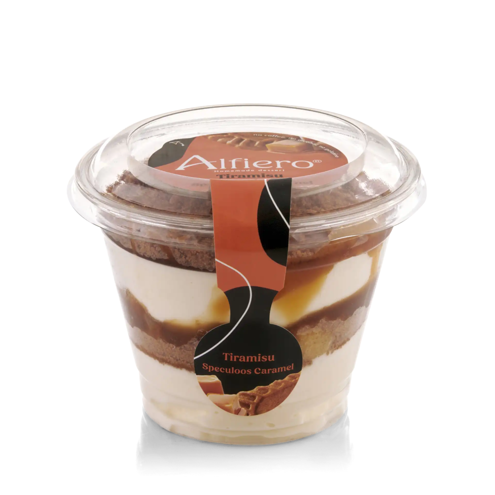 Alfiero - Tiramisu Spéculoos & Caramel - 12 unités