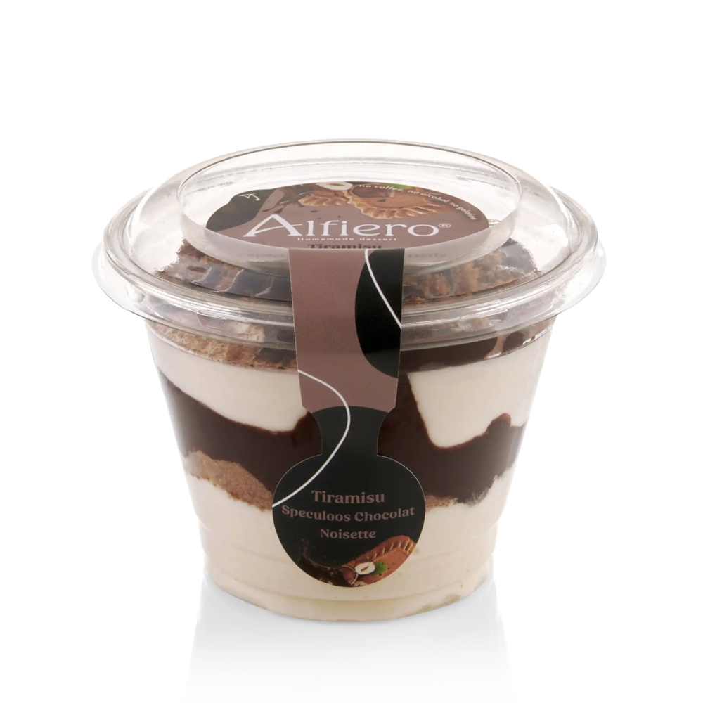 Alfiero - Tiramisu Spéculoos & Chocolat Noisette - 12 unités