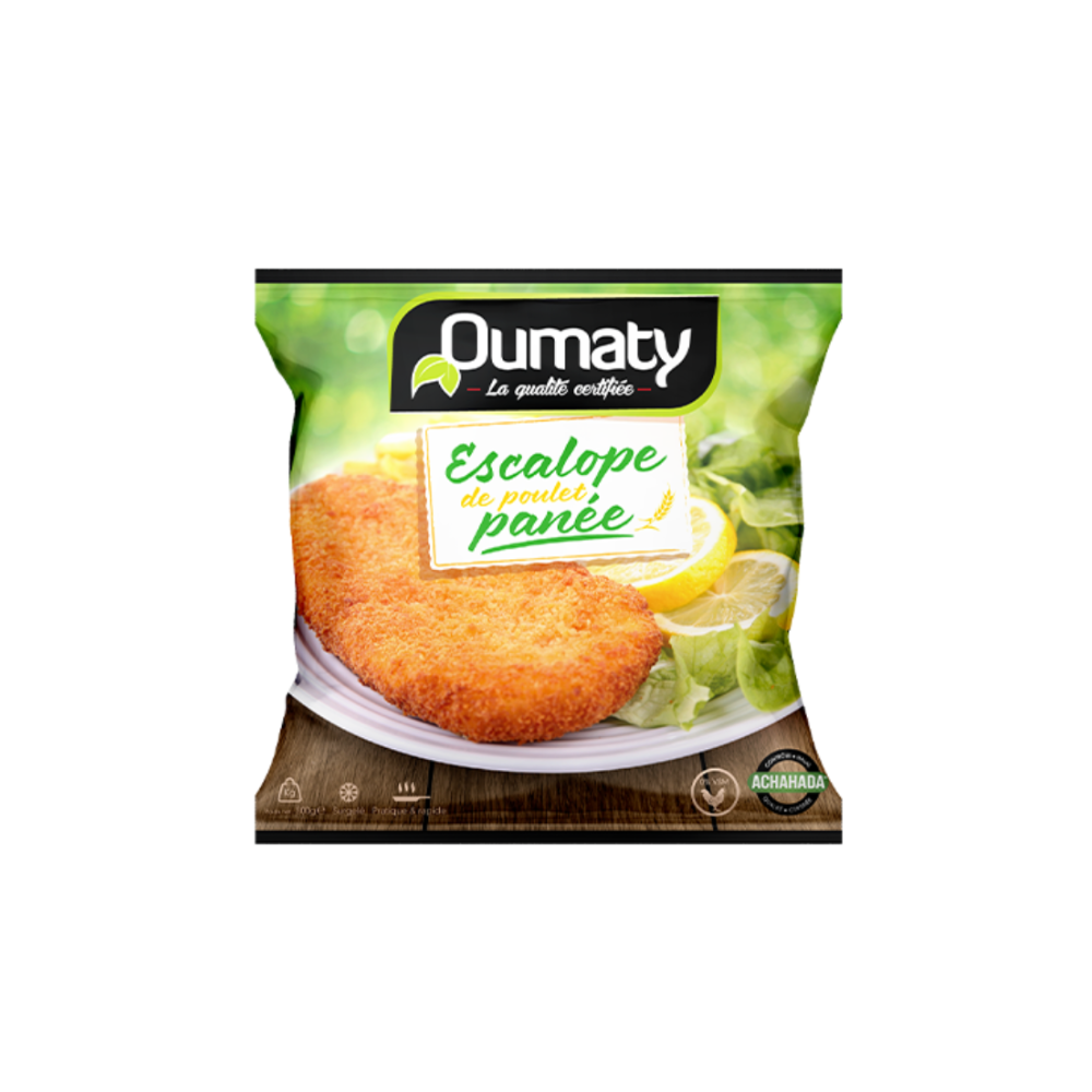 Escalope de poulet panée
