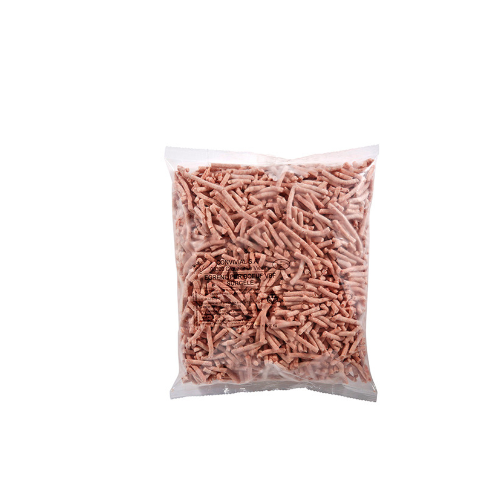Viande de bœuf égrenée
