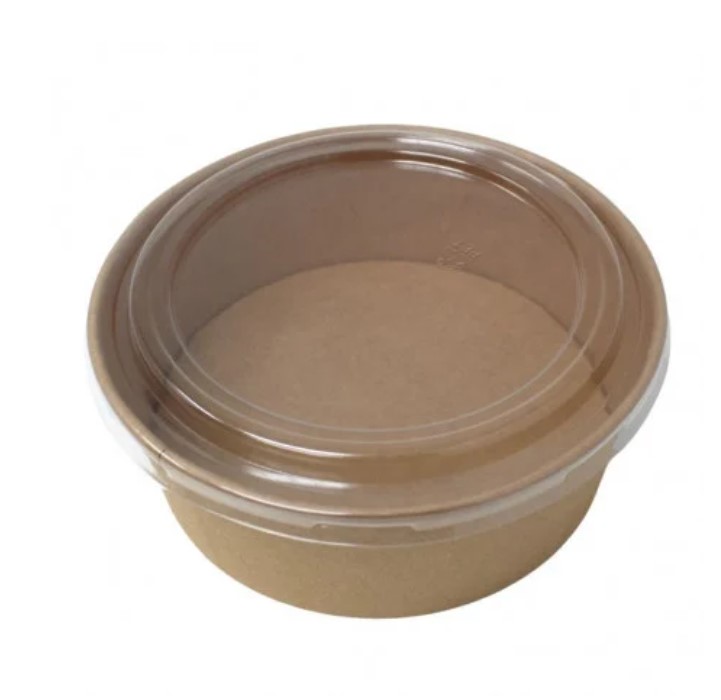 Bowl kraft 1100ml x50 avec couvercle