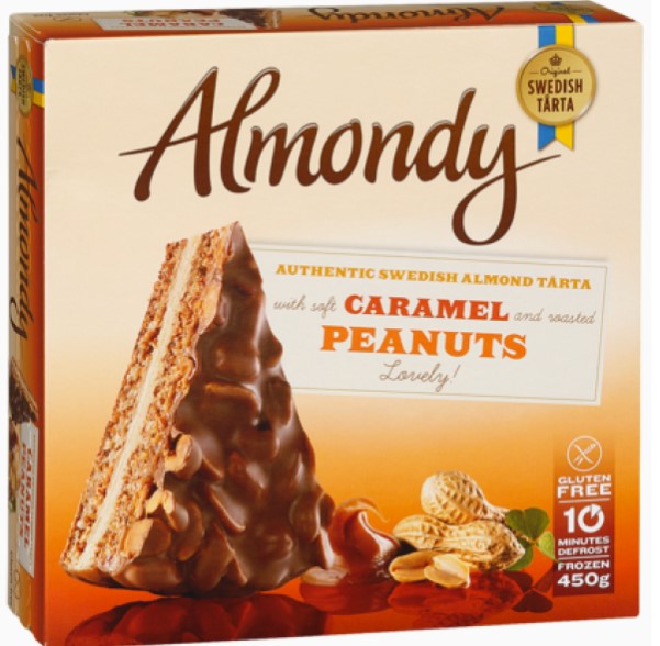 Almondy - Tarte caramel/cacahuètes