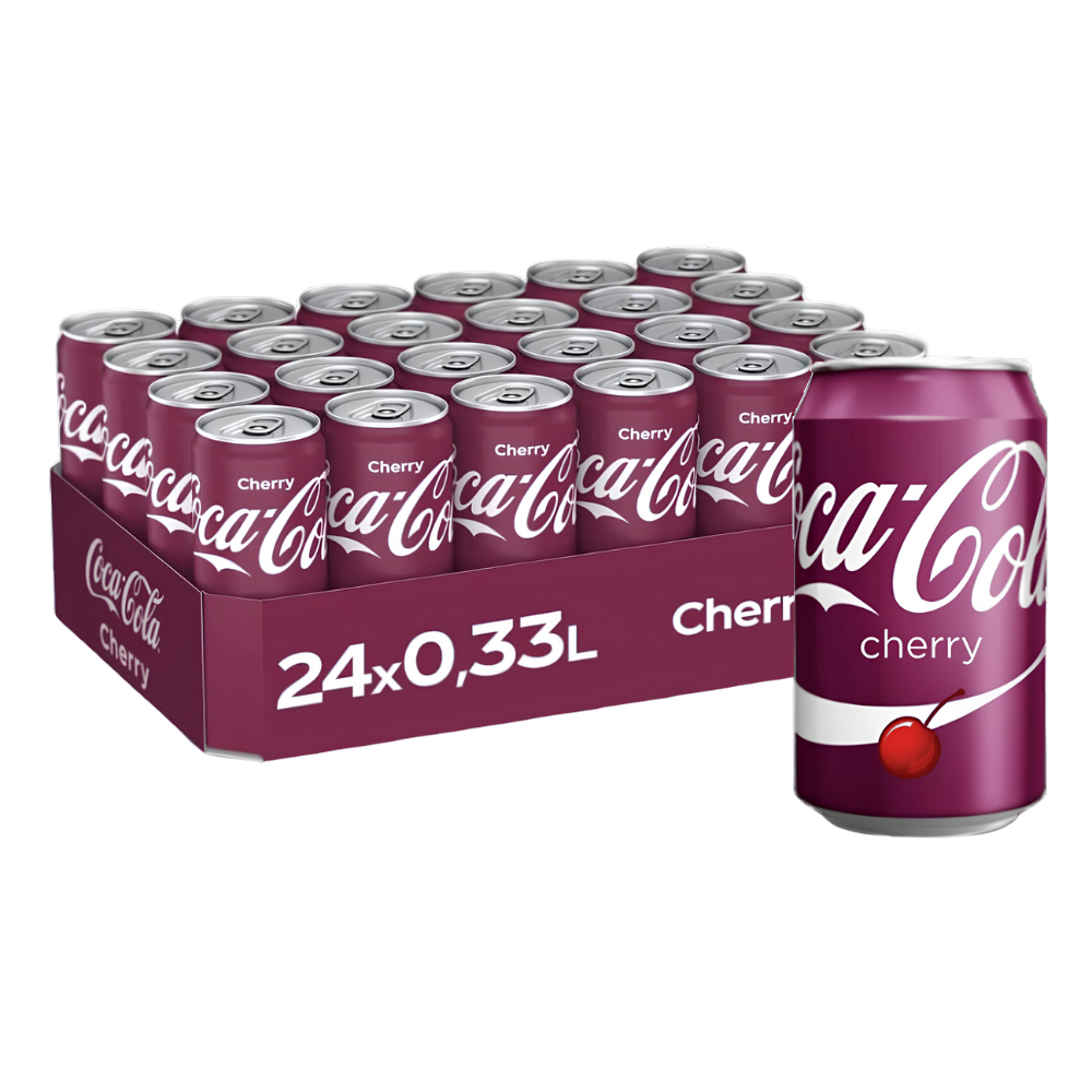Coca-Cola - Pack de canettes Cherry - 24 x 33 cl