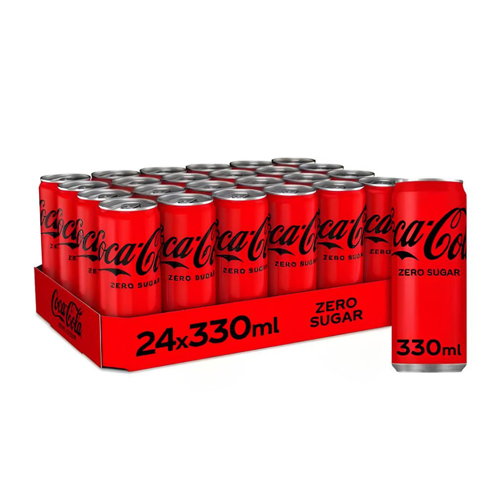 Coca-Cola - Pack de canettes Zéro - 24 x 33 cl