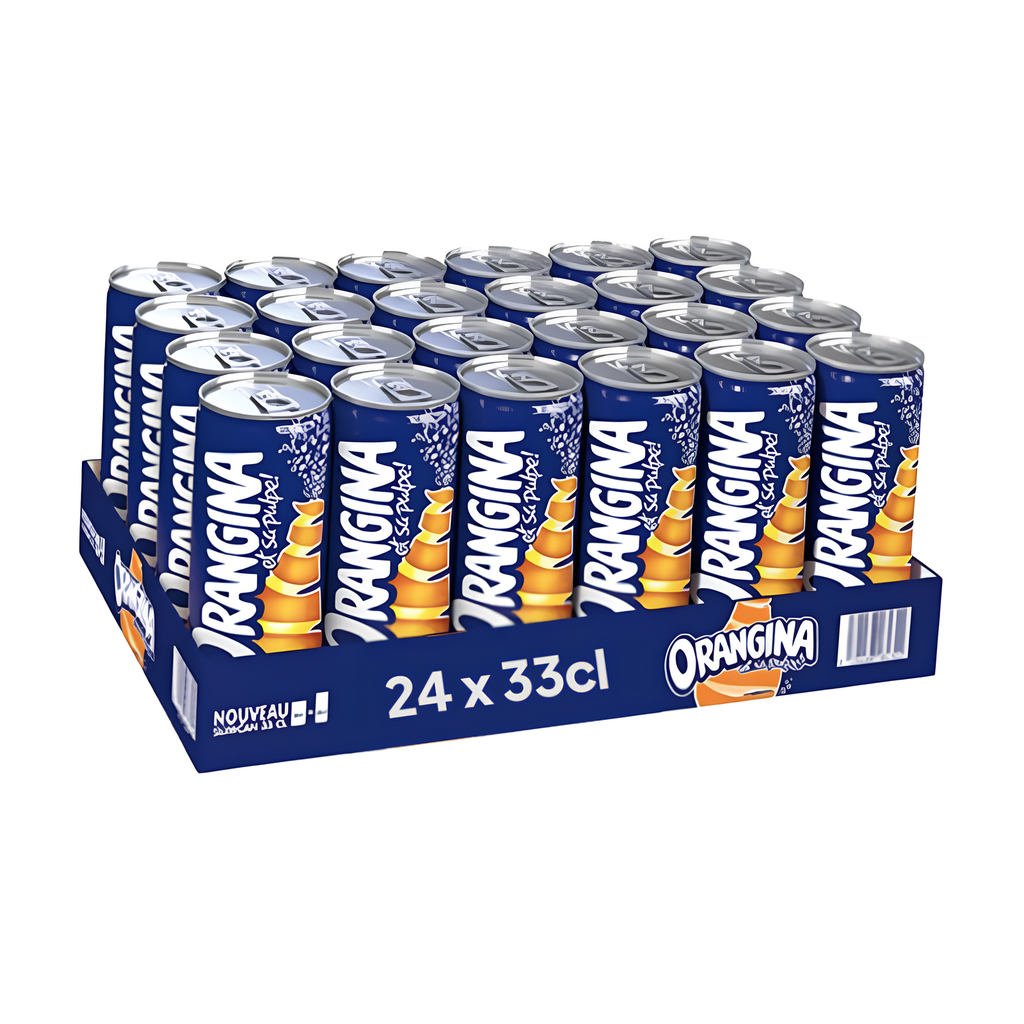 Orangina - Pack de canettes - 24 x 33 cl