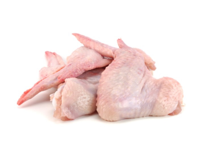 Aile de poulet frais
