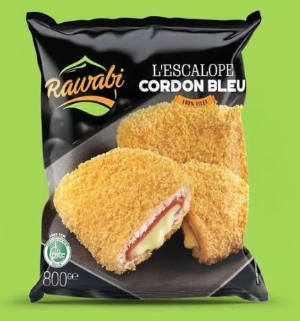 Rawabi - Cordon bleu de poulet - 9.6 kg