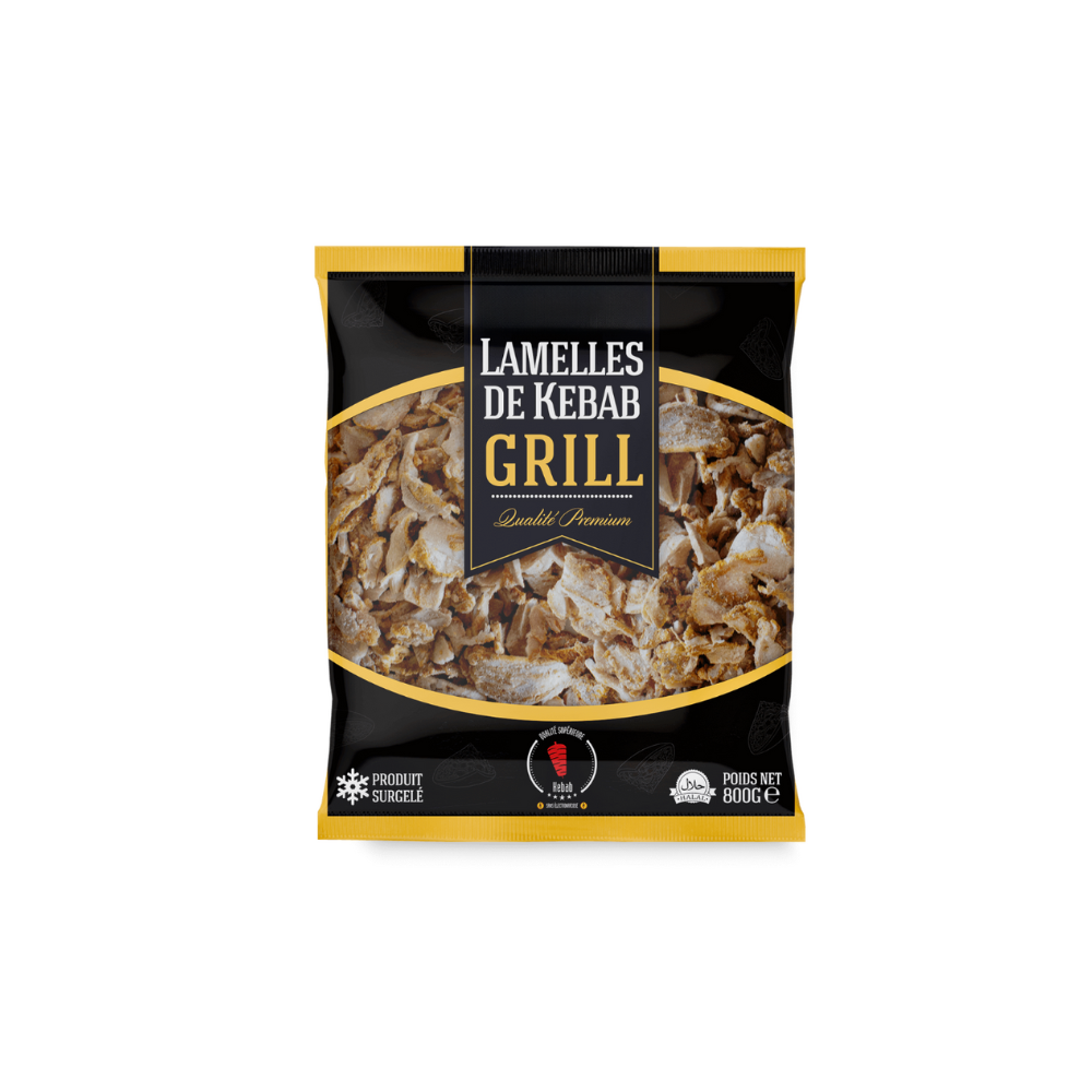 Lamelles Kebab de poulet
