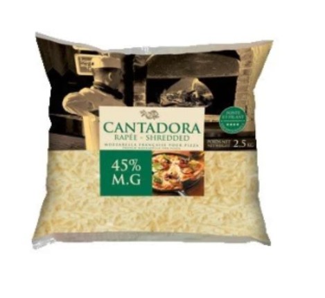 Mozzarella Cantadora râpée 2,5kg