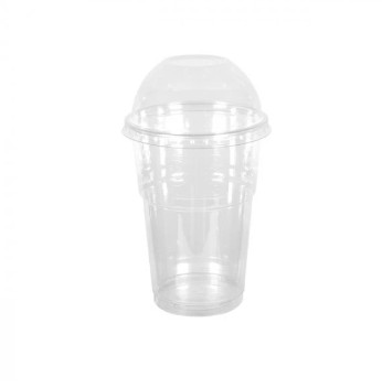 Pot milkshake avec couvercle 30 cl x 50