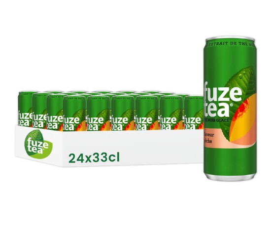 Fuzetta pêche - Pack de canettes 24 x 33 cl