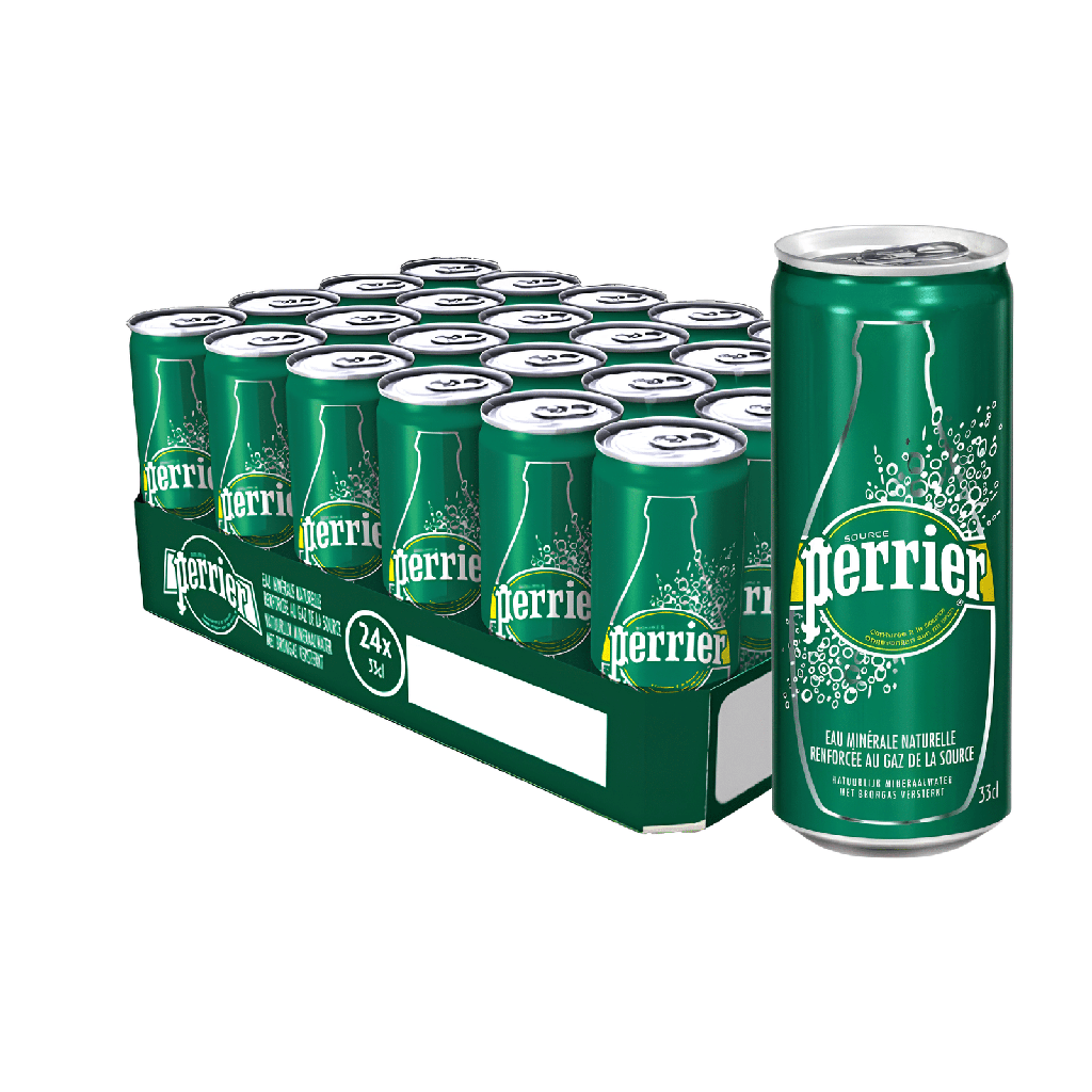 Perrier - Pack de canettes - 24 x 33 cl
