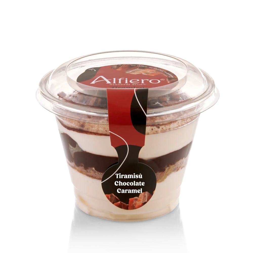 Alfiero - Tiramisu Chocolat & Caramel - 12 unités