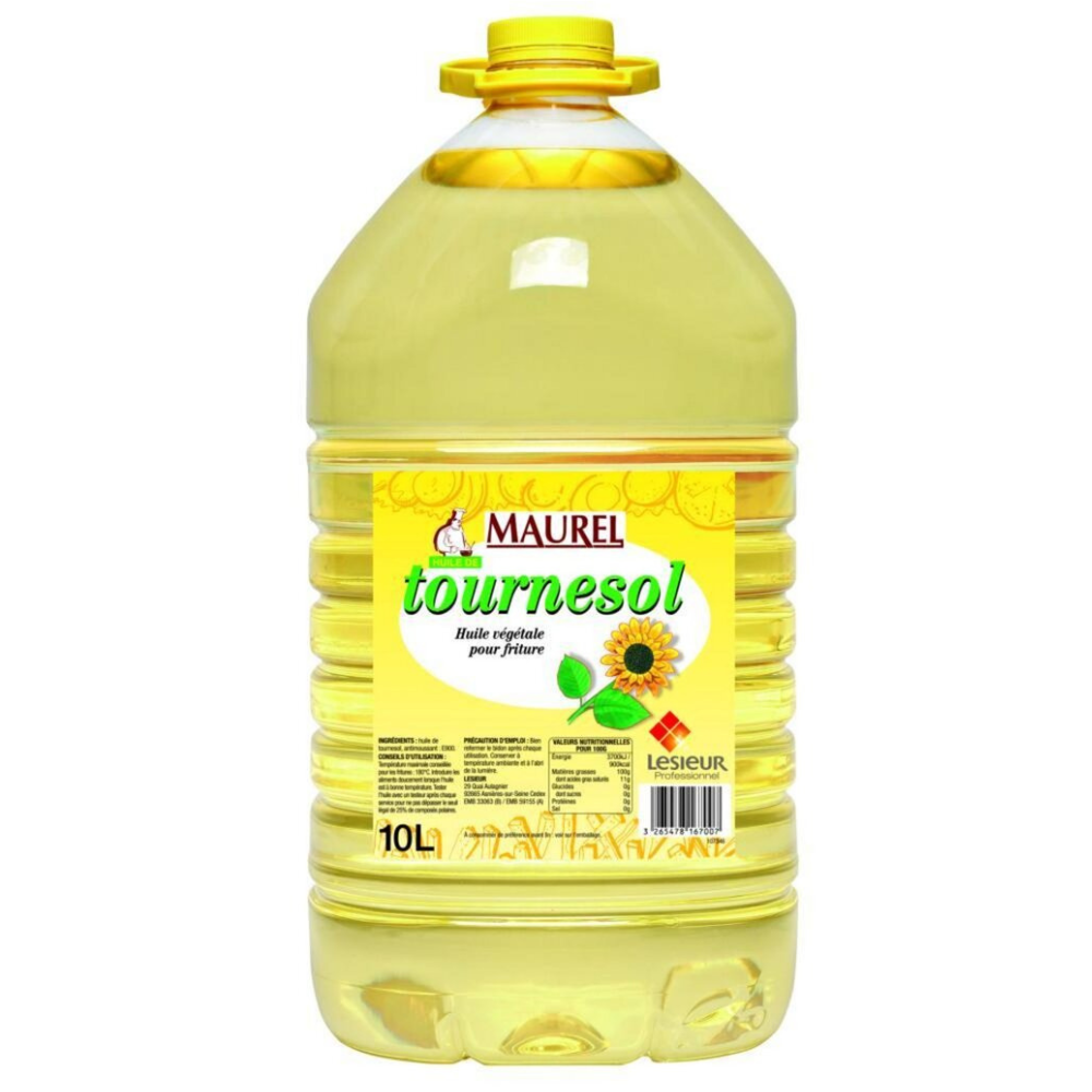 Huile de friture tournesol 100%  