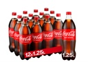 Coca-Cola - Pack de bouteille original - 12 x 1,25 L